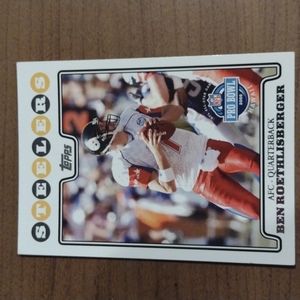 Ben Roethlisberger football card